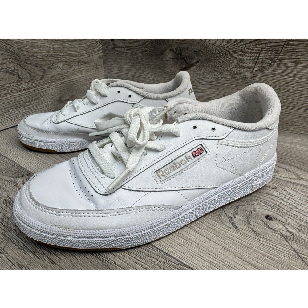 Reebok Classic Womens Leather Low Tennis Shoes Sneakers White Size 8